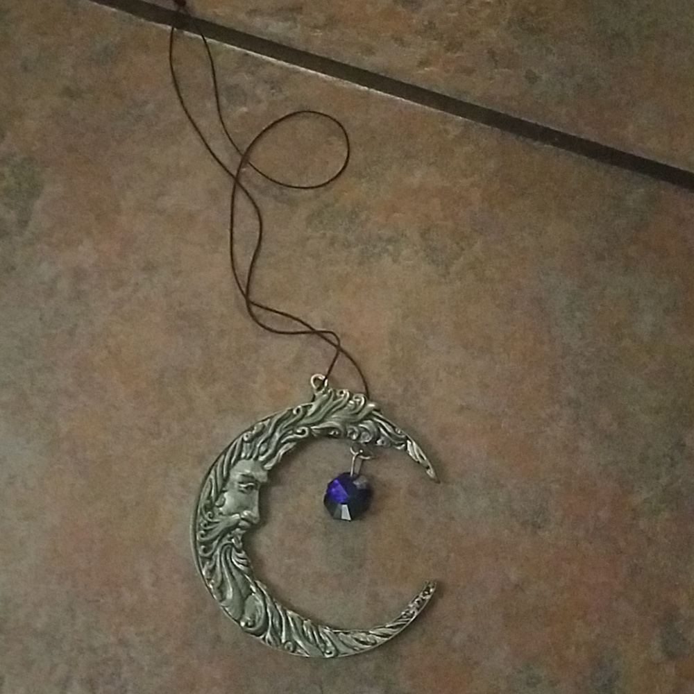 Moon and jewel hanging